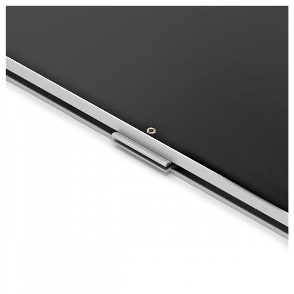 1m x 1m Portable Dance Floor Tile by Gear4music, Black Finish