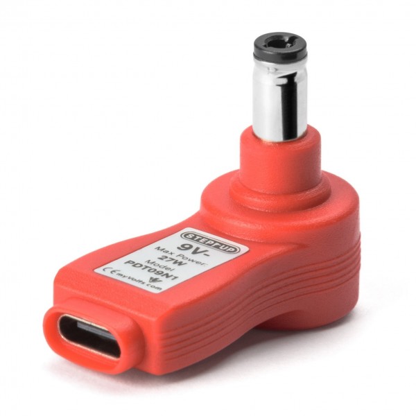 myVolts USB-C PD Step Up Tip, 9V c-ve 2.1mm/2.5mm