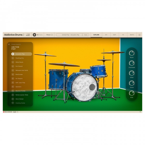 XLN Addictive Drums 2: United Pop ADpak