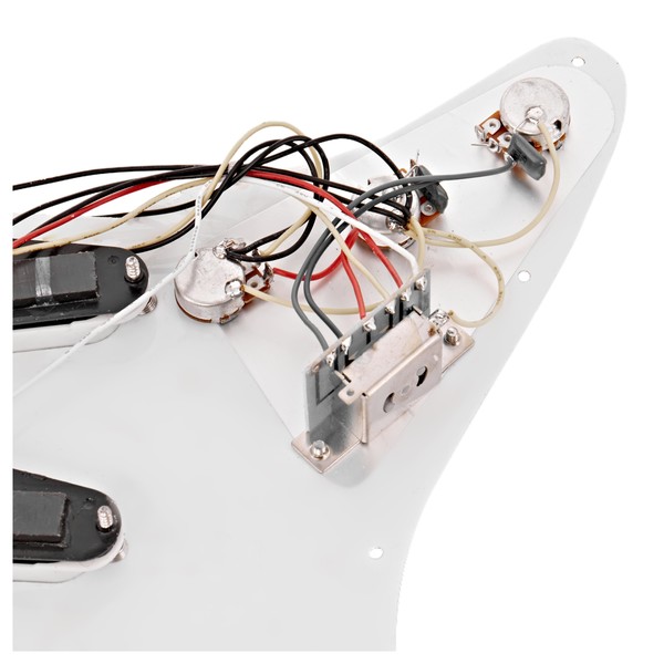 Guitarworks SSS Preloaded Scratchplate, White