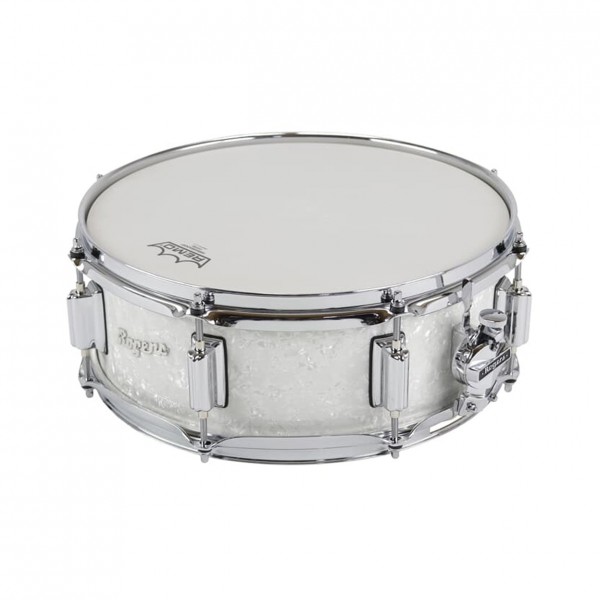 Rogers Powertone 14 x 5" Snare Drum, White Marine Pearl