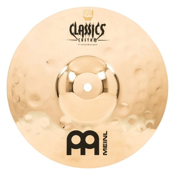 Meinl Classics Custom Extreme Metal 10" Splash & Gear4music Deluxe Weighted Cymbal Grabber Arm