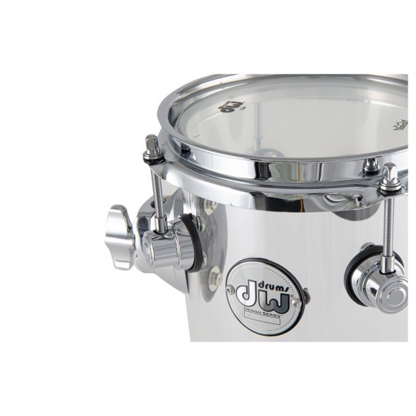 DW Design 6" x 16" Rata Tom, Acrylic Clear