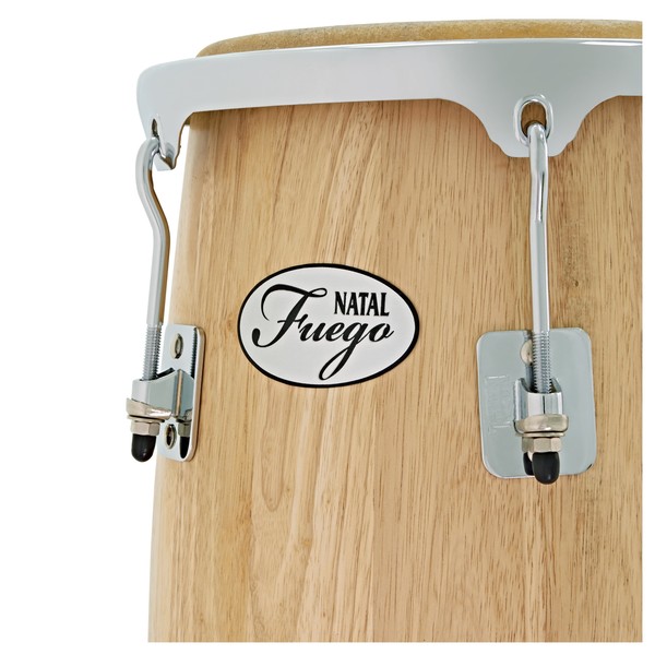 Natal Natural Wood Congas 10" & 11" Matte Natural