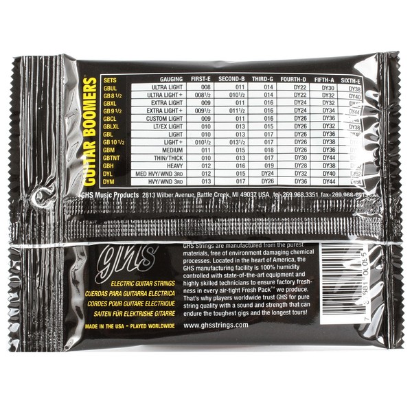 GHS Boomers Guitar Strings Medium 11-50