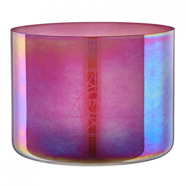 Meinl Sonic Energy 8" Essence Solfeggio Crystal Singing Bowl 174 Hz, Brandy Rose