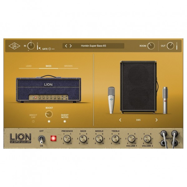 Universal Audio Lion '68 Super Lead Amp