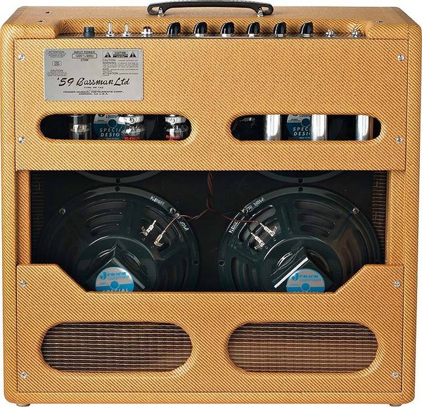 Fender 59 Bassman LTD Valve Guitar Amp, Lacquered Tweed