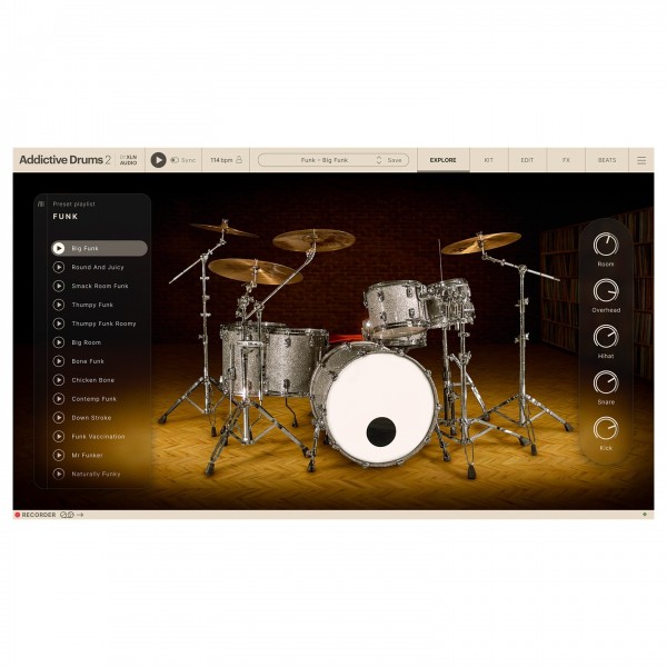 XLN Addictive Drums 2: Funk ADpak