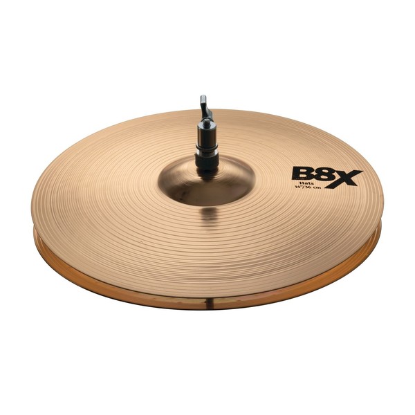 Sabian B8X 14" Hi-Hat Cymbals, Natural