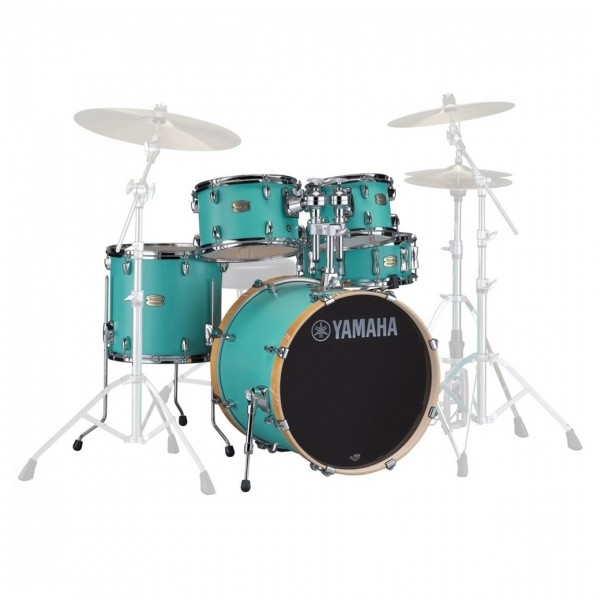 Yamaha Stage Custom Birch 20" 5pc Shell Pack w/Bags, Surf Green