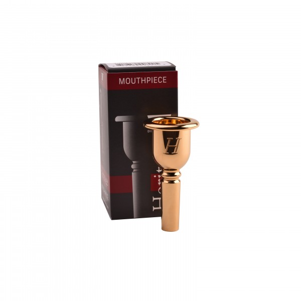 Denis Wick Heritage Trombone Mouthpiece, Gold Plate, 5BL