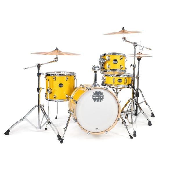 Mapex Mars Birch 18" 4pc Bop Shell Pack, Sunflower Sparkle