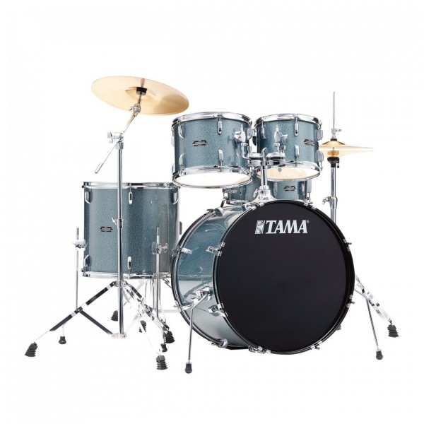 Tama Stagestar 20" 5pc Drum Kit w/Zildjian Cymbals, Blue Mist