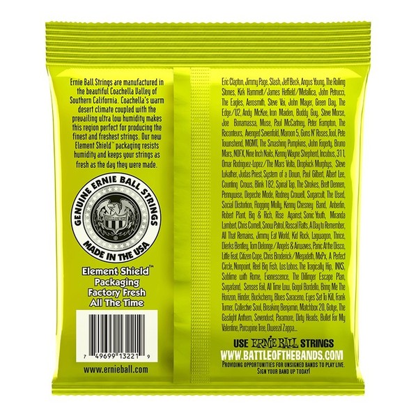 Ernie Ball 3221 Regular Slinky Guitar Strings, 3 Pack (10 - 46)