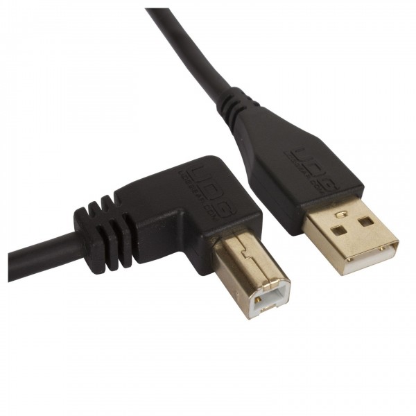 UDG Cable USB 2.0 (A-B) Angled 3M Black