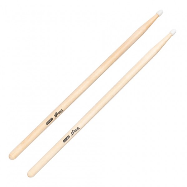 Stagg Maple 5A Drumsticks, Nylon Tip