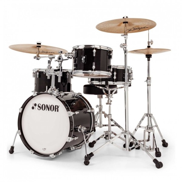 Sonor AQ2 Bop Set 4pc Shell Pack, Transparent Black