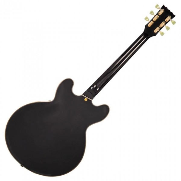 Vintage VSA500 Reissued Semi Acoustic, Gloss Black