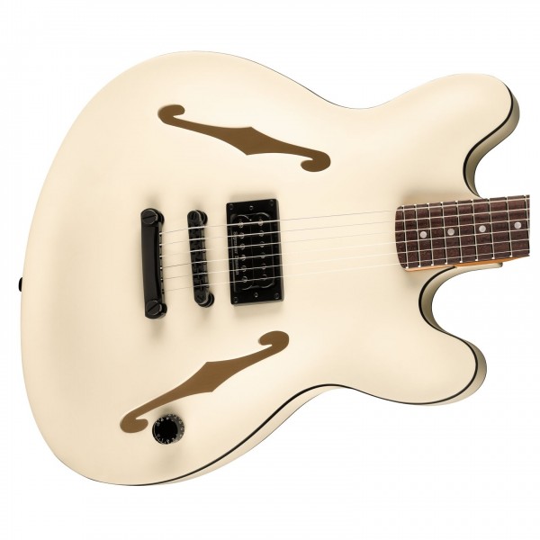 Fender Tom DeLonge Starcaster, RW Satin Olympic White