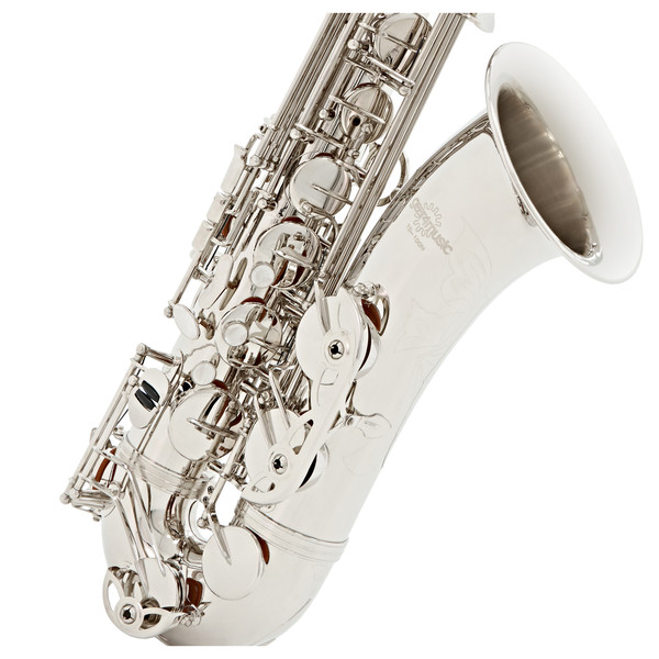 Tenor Saxophone by Gear4music, Nickel - Nearly New