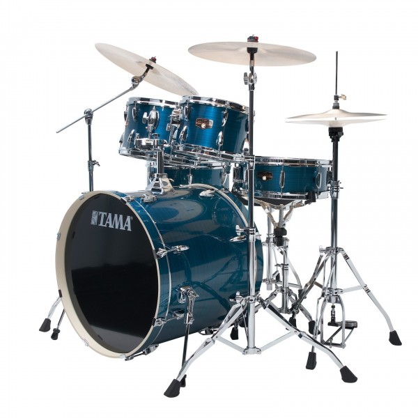 Tama Imperialstar 22" 6pc Drum Kit, Hairline Blue
