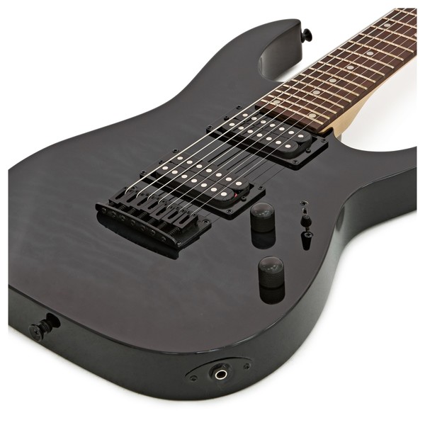 Ibanez GRG7221QA GIO, Transparent Black Sunburst