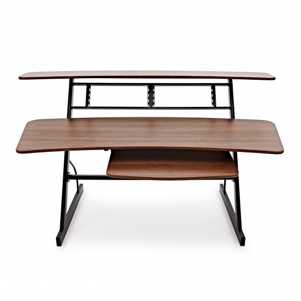 modul Large Three Tier Studio Desk, Walnut