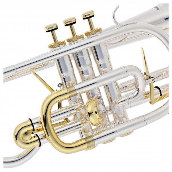 Advanced Cornet with Gold Plated Accents by Gear4music