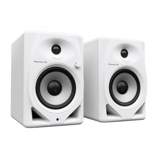 Pioneer DJ DM-50D Active Monitor Speakers, White
