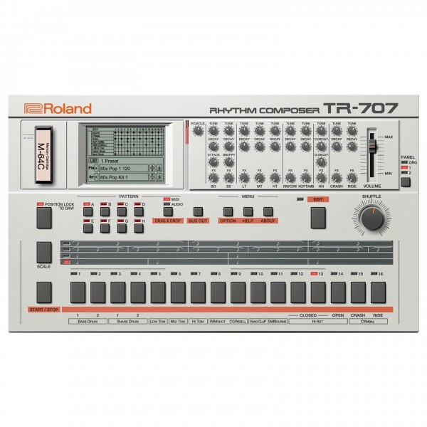 Roland Cloud TR-707 Drum Machine Plugin