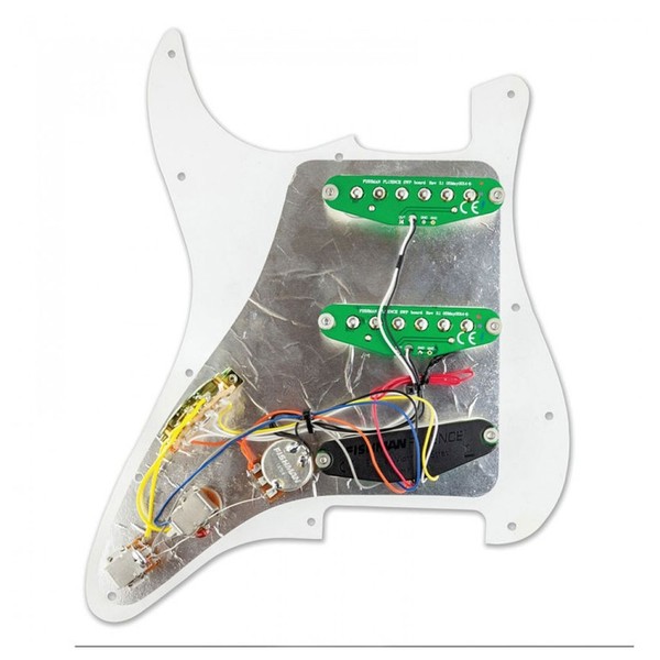 Fishman Fluence Single Width Strat Loaded Set, White