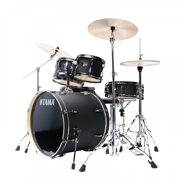 Tama Imperialstar 22" 5pc Drum Kit, Blacked Out Black