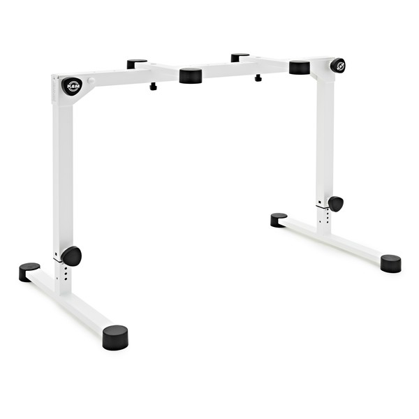 K&M 18820 Omega Pro Table Style Keyboard Stand, White