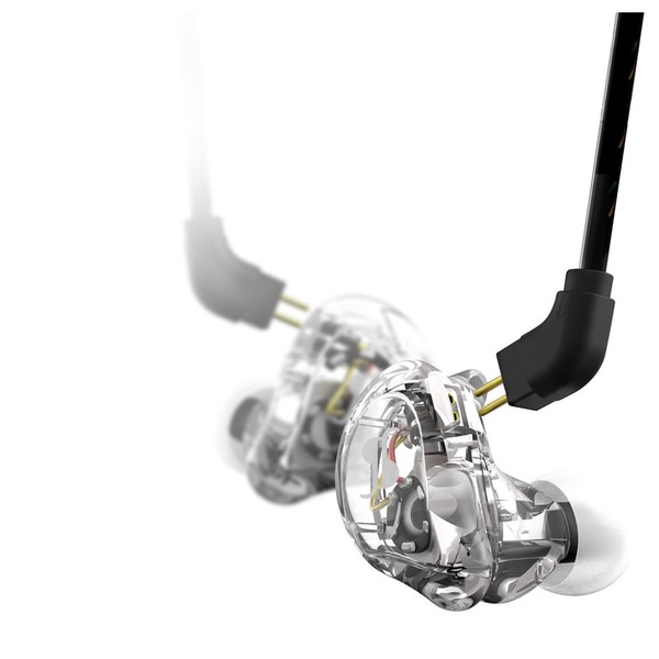 Stagg High-Resolution Sound-Isolating In-Ear Monitors, Transparent