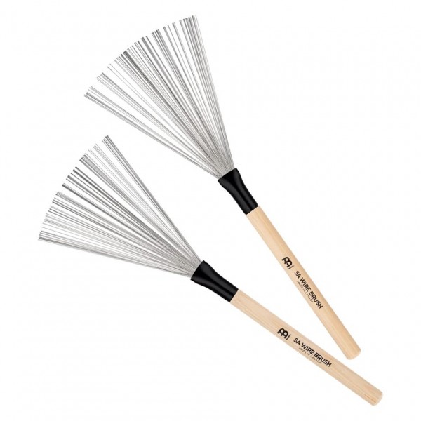 Meinl Stick & Brush 5A Fixed Wire Brush, Pair