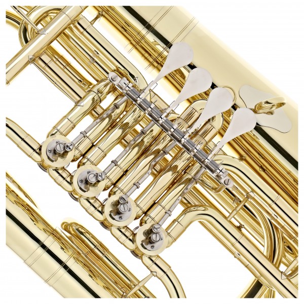 Student Rotary Bb Tuba by Gear4music, Gold