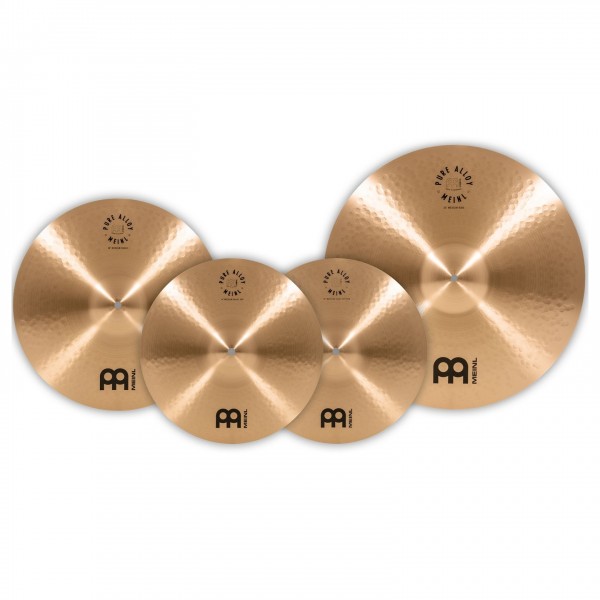 Meinl Pure Alloy Cymbal Set (PA14MH, PA16MC, PA20MR)
