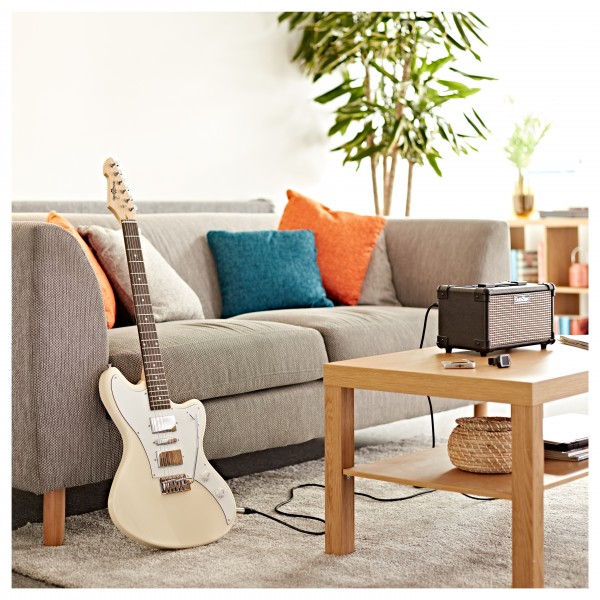 Seattle Electric Guitar by Gear4music, Vintage White