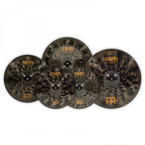 Meinl Classics Custom Dark Expanded Cymbal Set, 4 Pack