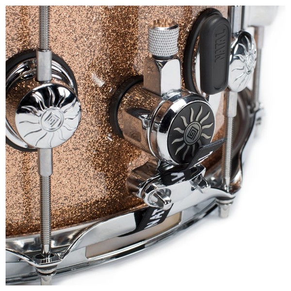 Natal Caf�� Racer 14" x 6.5" Snare Drum, Champagne Sparkle