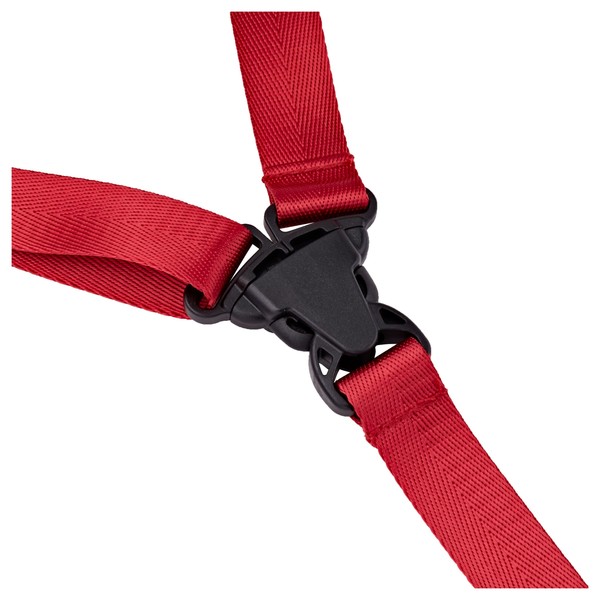 Ukulele Clip-On Strap by Gear4music, Red