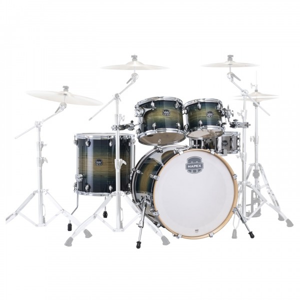 Mapex Armory 22" LA Fusion 5pc Shell Pack w/Bags, Rainforest Burst