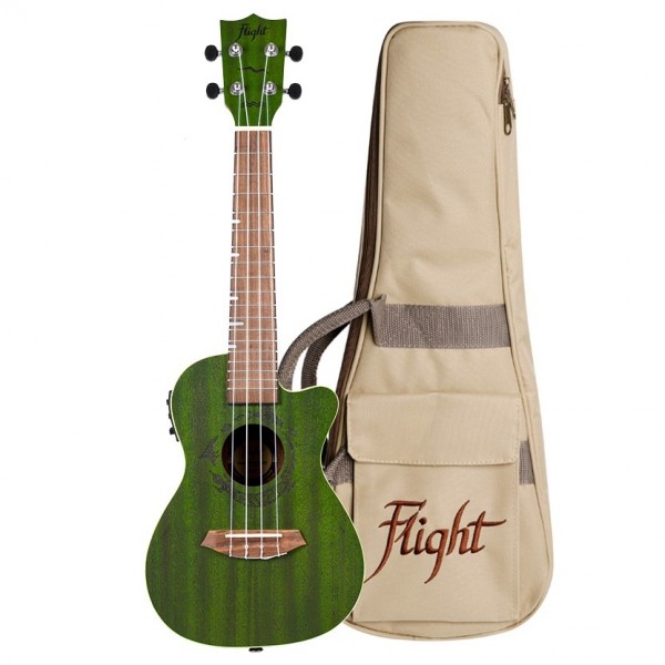 Flight DUC380 Electro Concert Ukulele, Jade