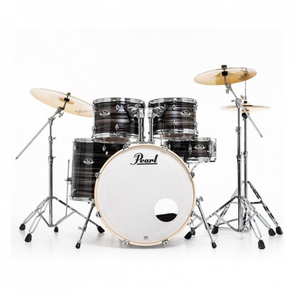 Pearl Export EXX 22" Rock Drum Kit, Metallic Amethyst - Includes Free Stool