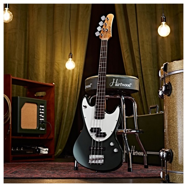 Hartwood Delta Bass Guitar, Green