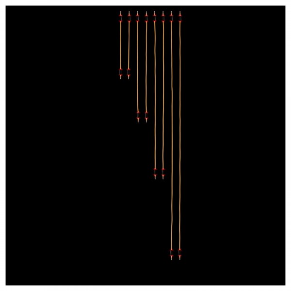 MyVolts Candycords Halo 8-Pack - Various Sizes, Pineapple