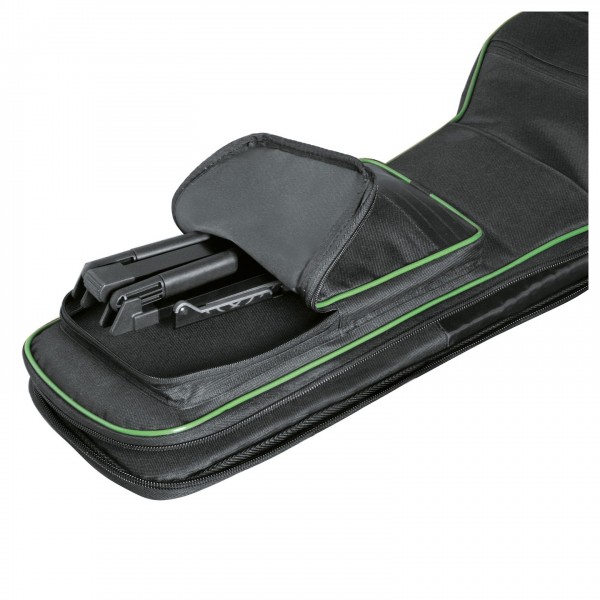 K&M 17550 Memphis Travel Guitar Stand, Black