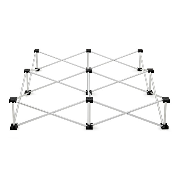 20cm Portable Staging Riser by Gear4music, 1m x 1m