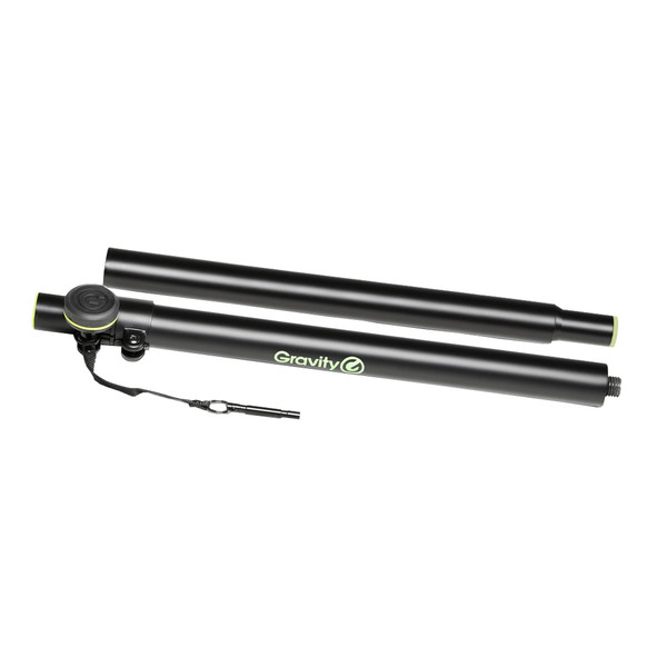 Gravity GSP3332TPB Adjustable Two Part Speaker Pole